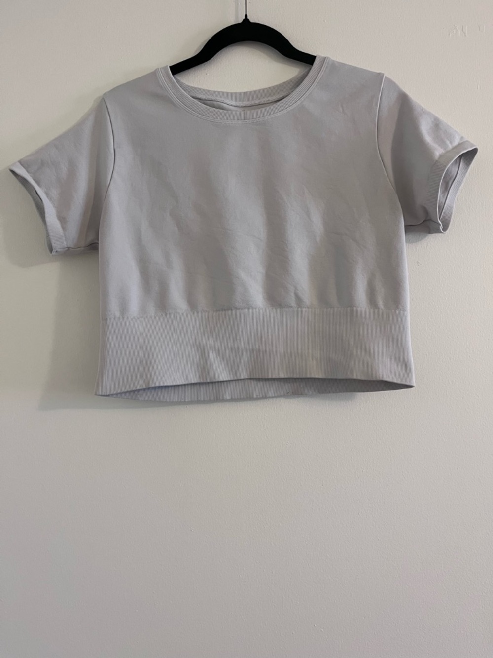 Offline By Aerie Sidewalk Seamless Cropped Tee View 3